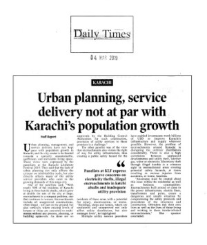 Panelists at KLF express grave concerns on electricity thefts, illegal encroachments in katchi abadis and inadequate utility provision
4 March 2019 | Daily Times