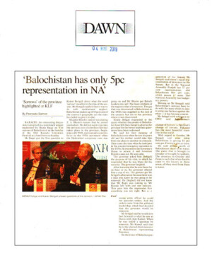 ‘Sorrows’ of the province highlighted at KLF
4 March 2019 | Dawn