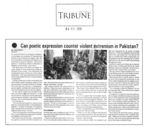 Can poetic expression counter violent extremism in Pakistan?
4 March 2019 | The Express Tribune